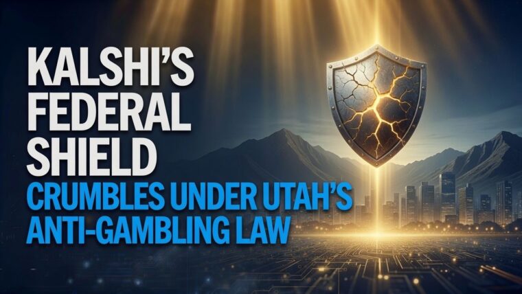 Kalshi’s Federal Shield Crumbles Under Utah’s Anti‑Gambling Law