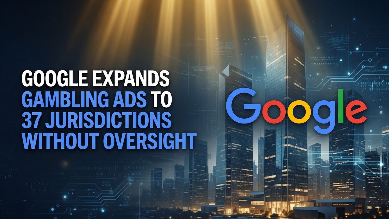 Google Expands Gambling Ads to 37 Jurisdictions Without Oversight
