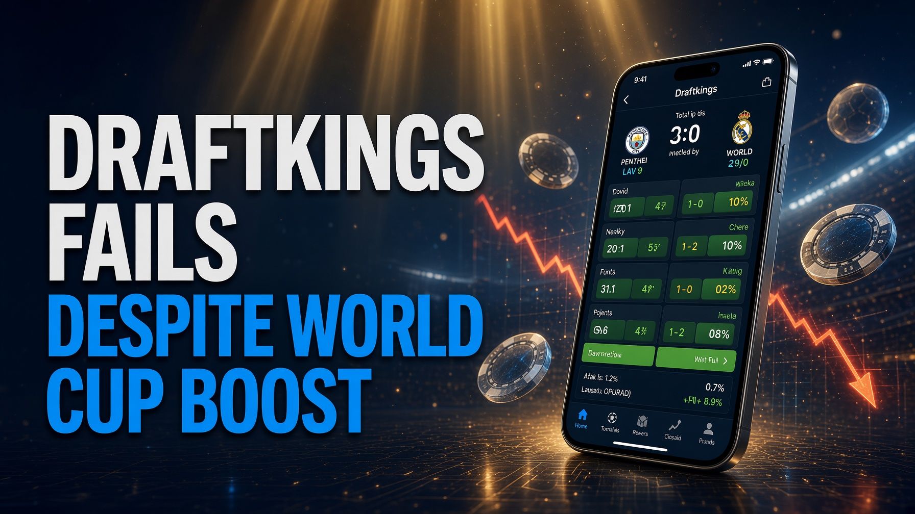 DraftKings Fails Despite World Cup Boost
