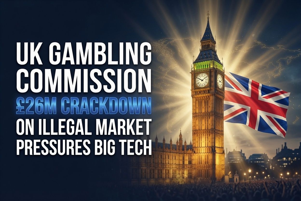 UK Gambling Commission’s £26m Illegal Market Crackdown Puts Big Tech Under Pressure